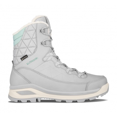 Lowa Winter Boots Ottawa GTX (Suede, Waterproof) Light Grey/Aquamarine Women's (Size 37)